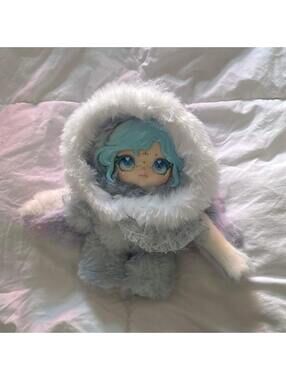 blue dumia plush keychain